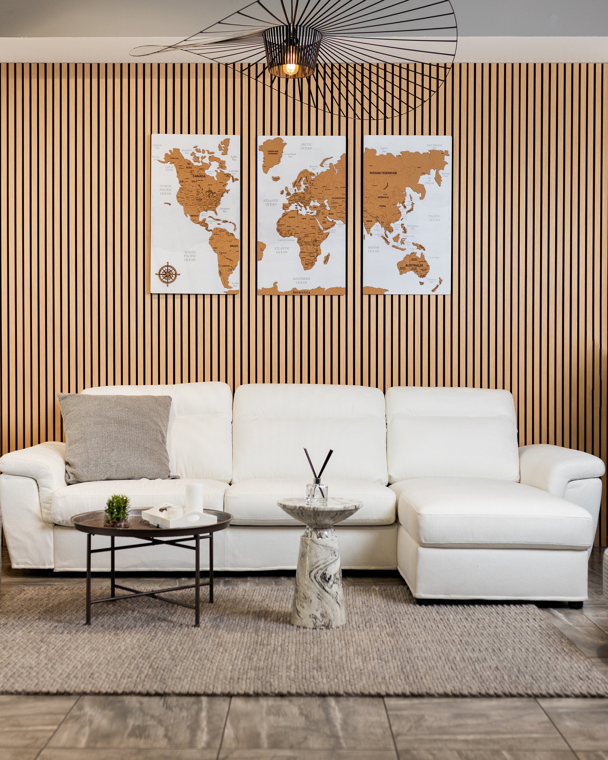 3 Piece Wall Art Apartment Decor 5th Anniversary Gift
