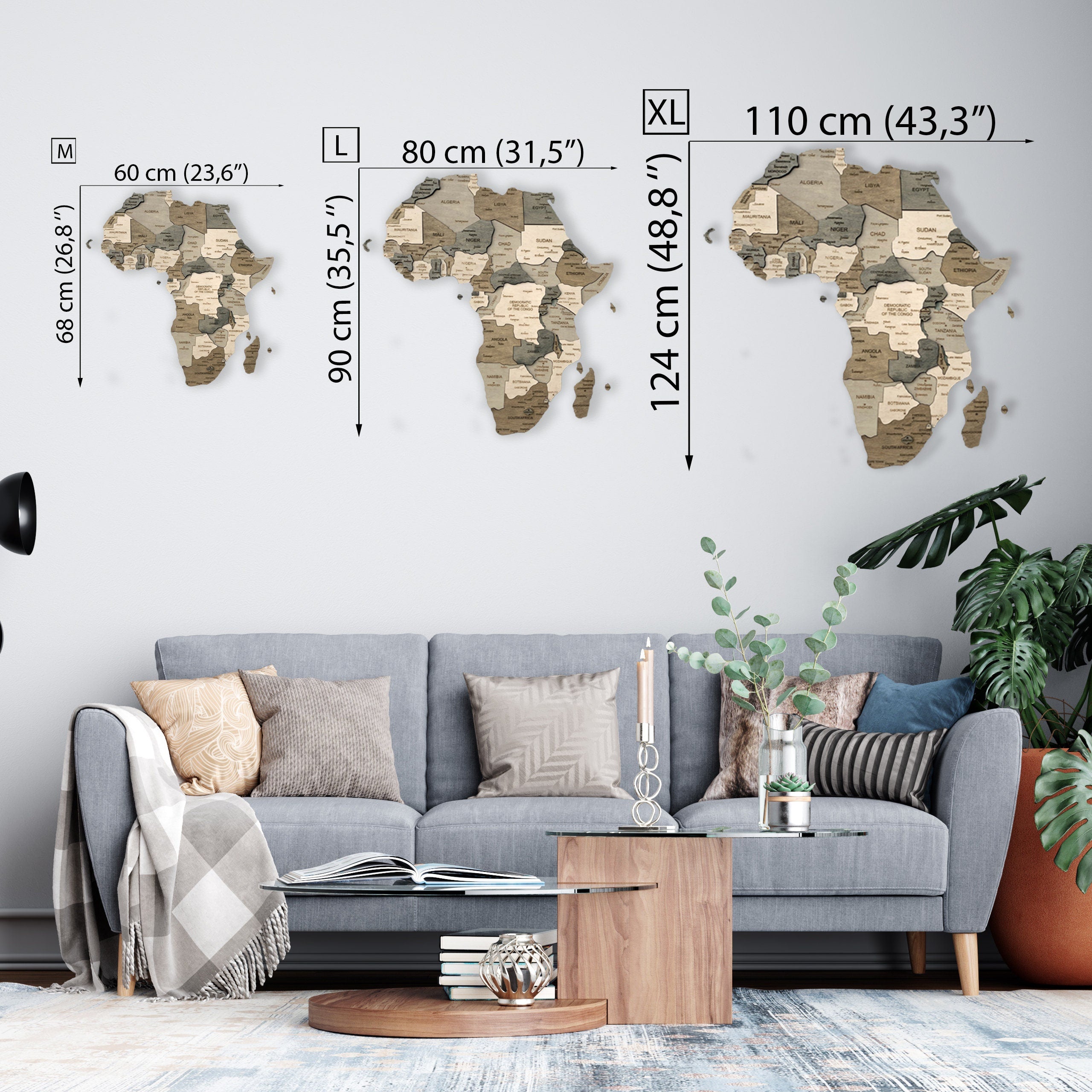 Wood South Africa Map Travel