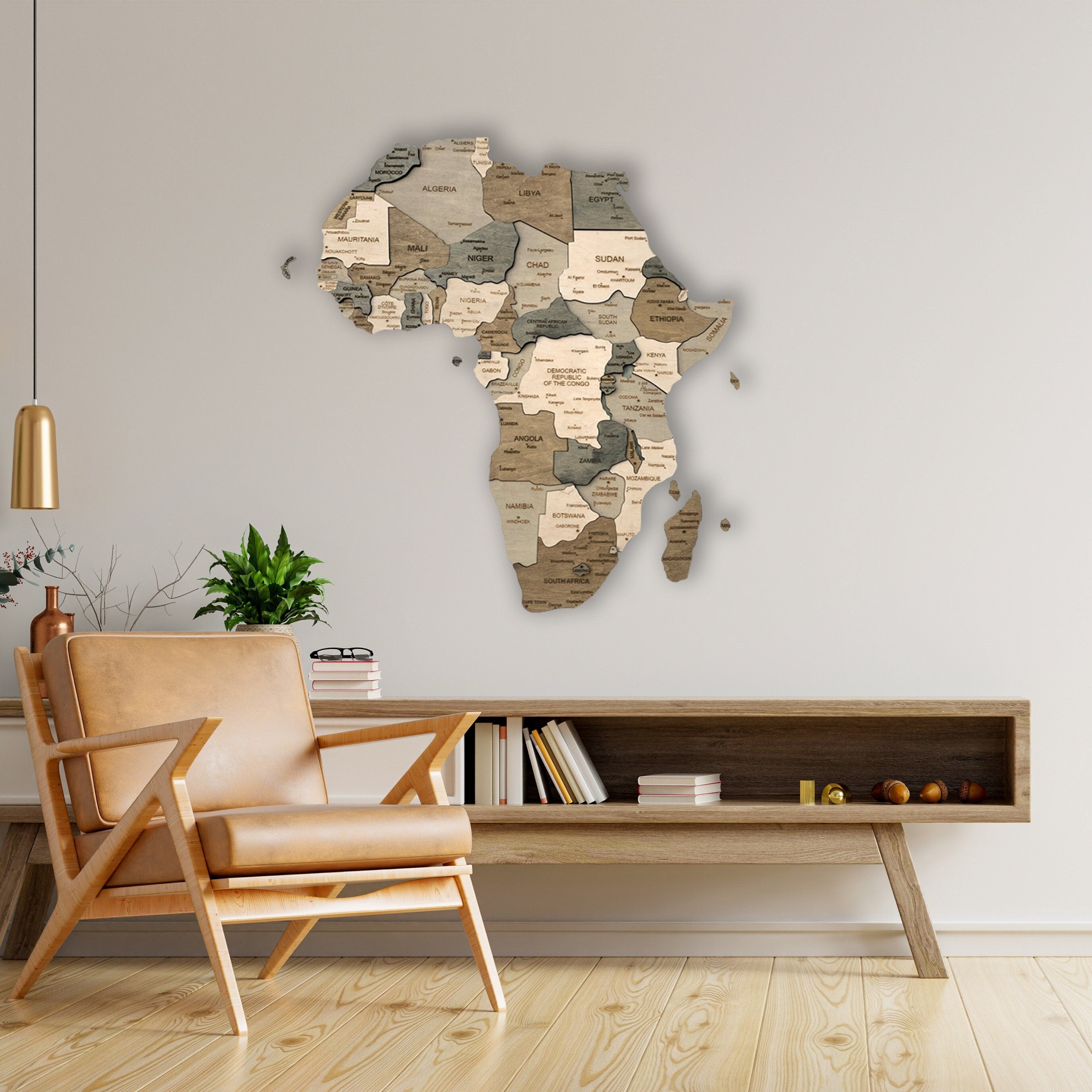 Wood South Africa Map Travel
