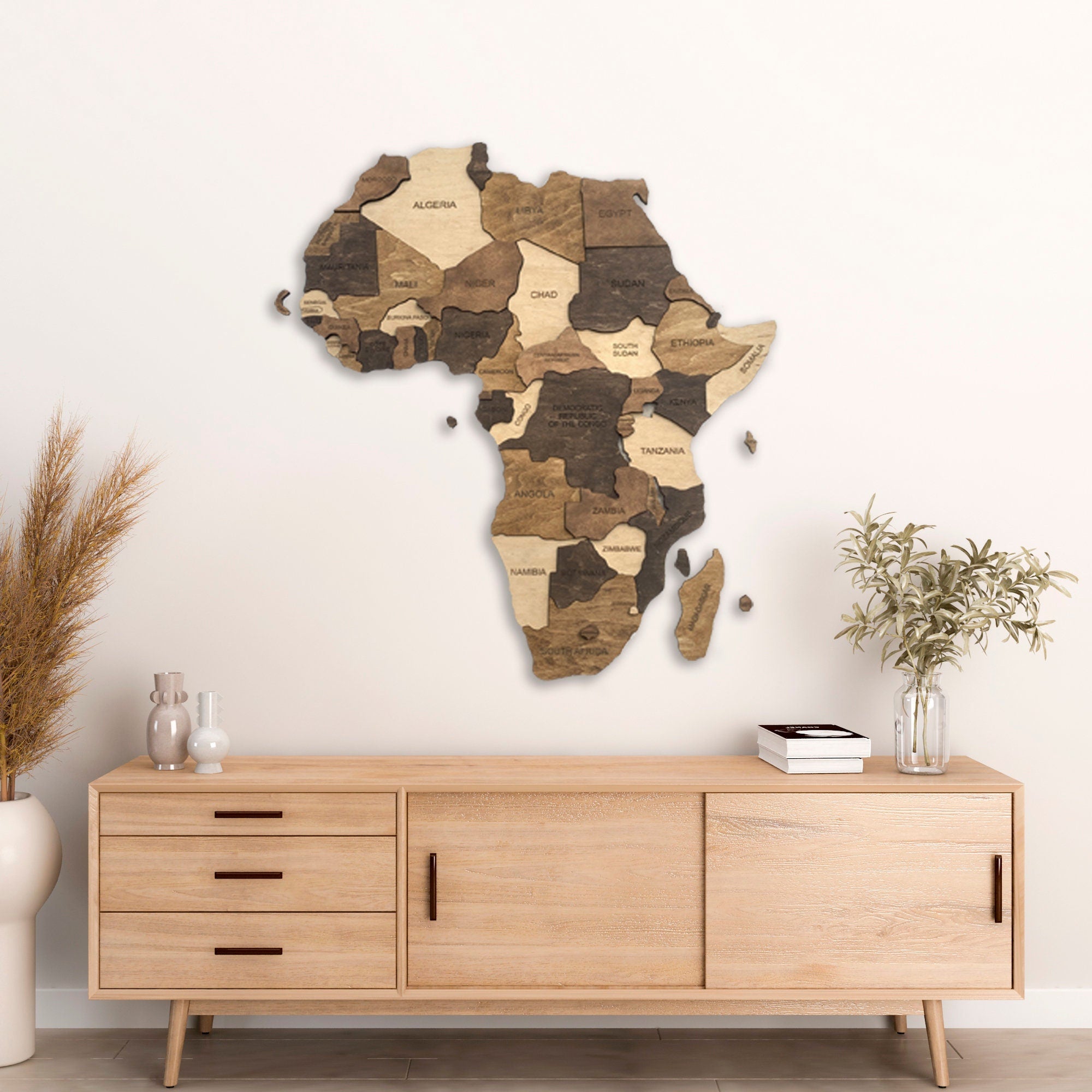 Wood South Africa Map Travel