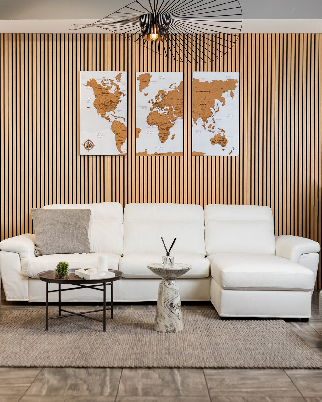 3 Piece Wall Art Apartment Decor 5th Anniversary Gift