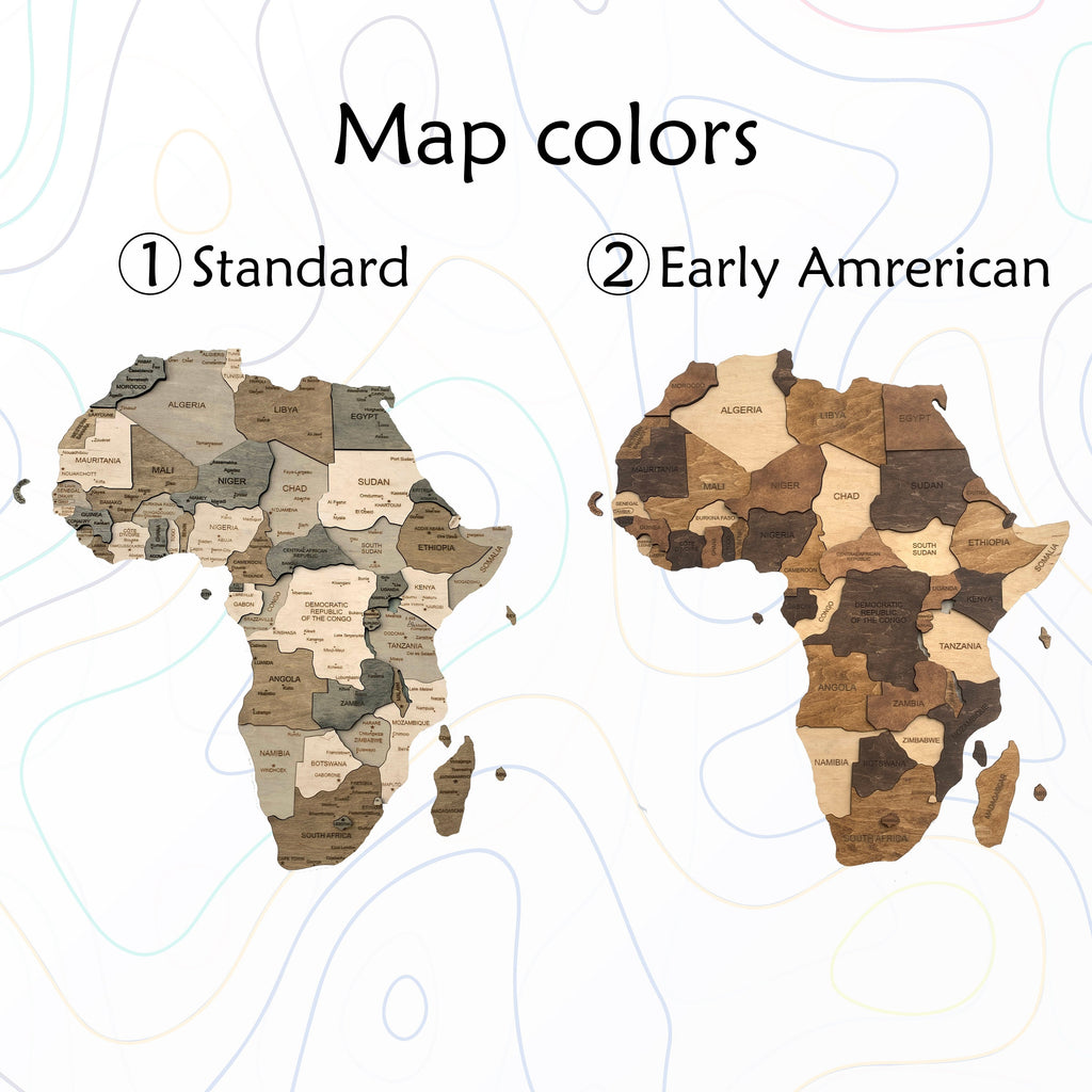 Wood South Africa Map Travel
